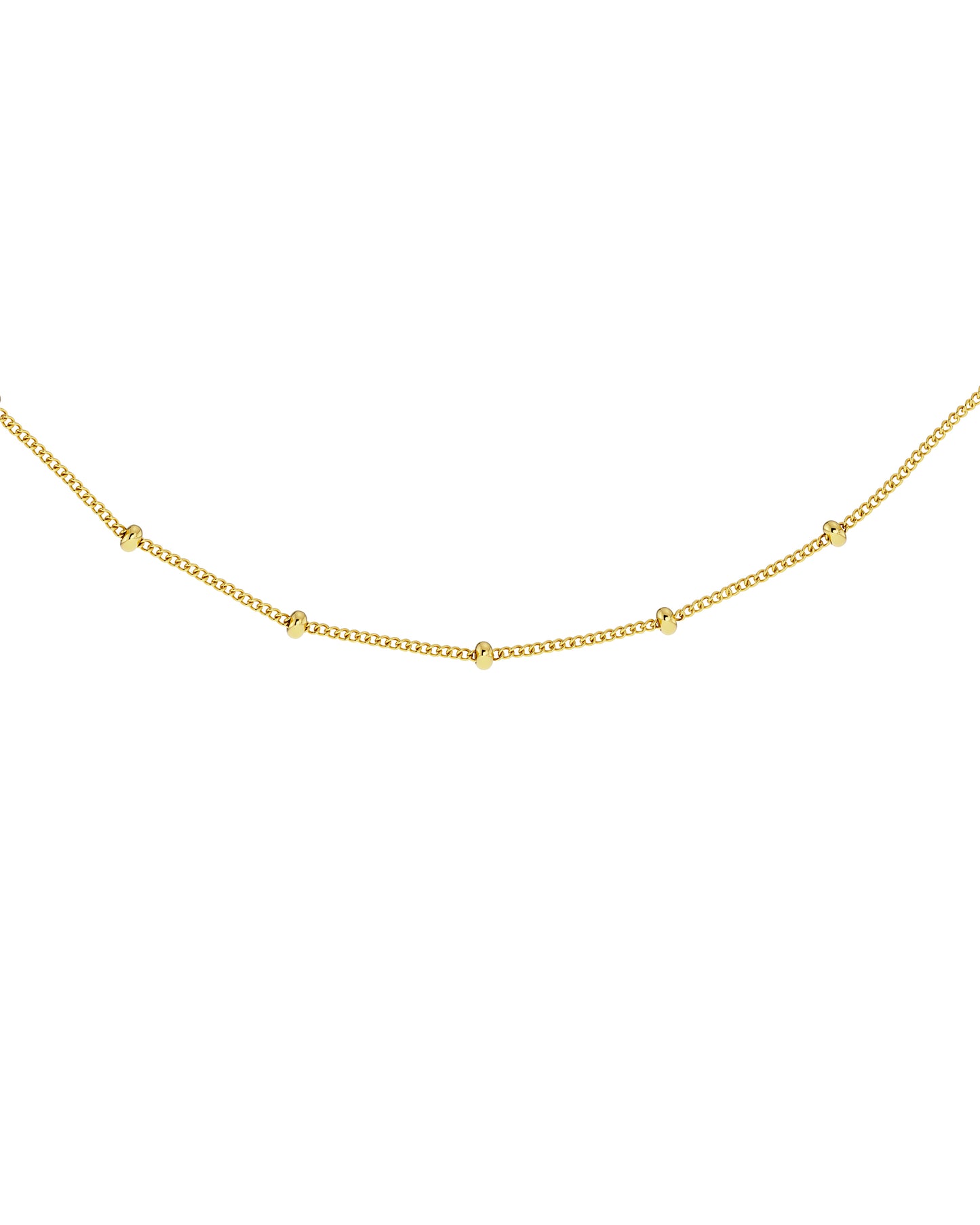 BEADED CHAIN NECKLACE