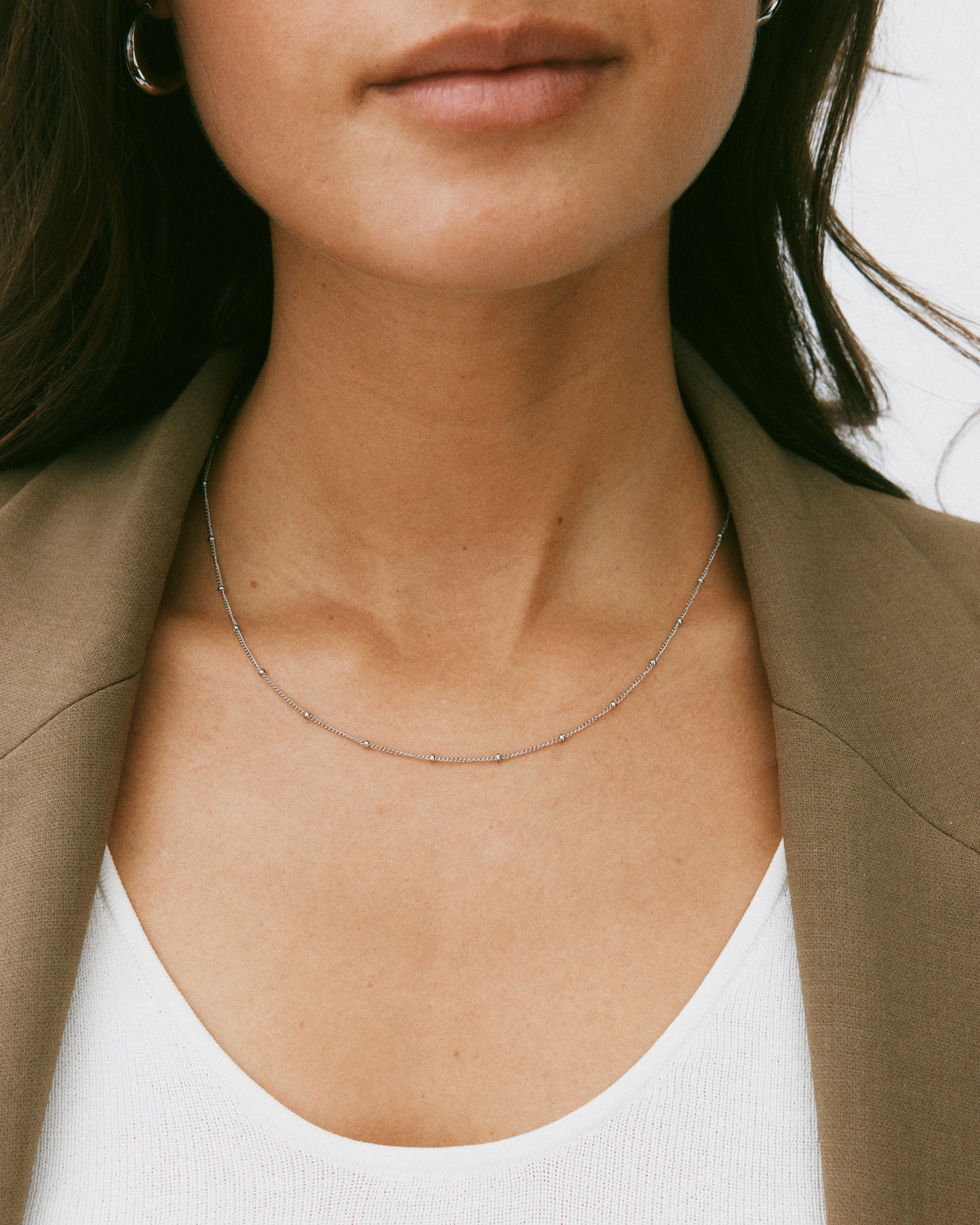 BEADED CHAIN NECKLACE