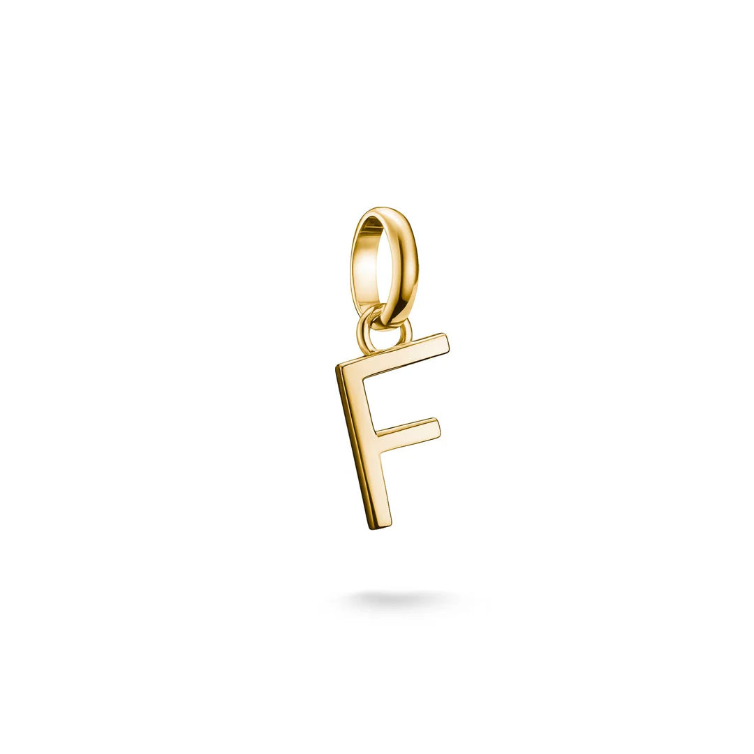 CONNECT LETTER 'F' CHARM