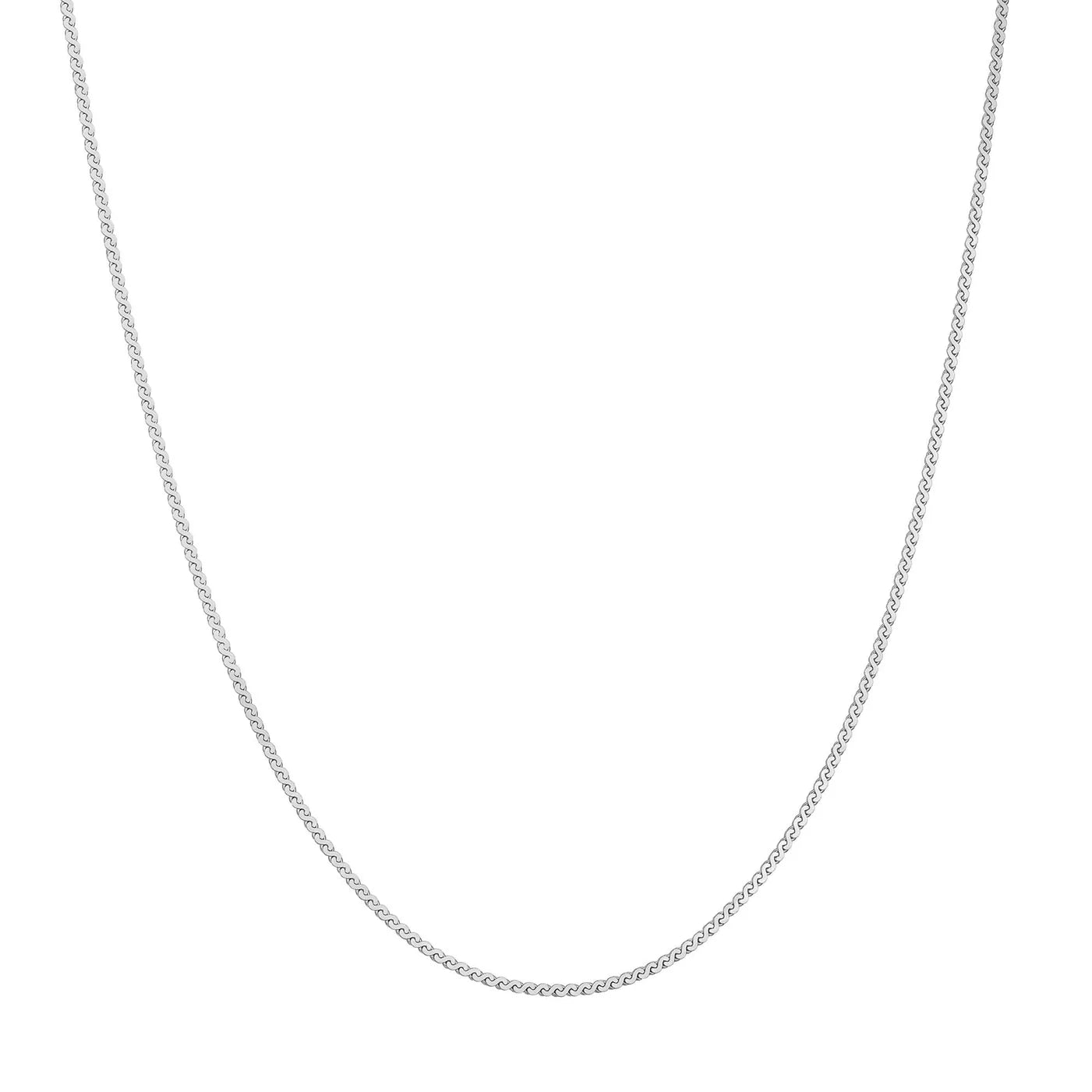 LADY FLAT LINK CHAIN NECKLACE