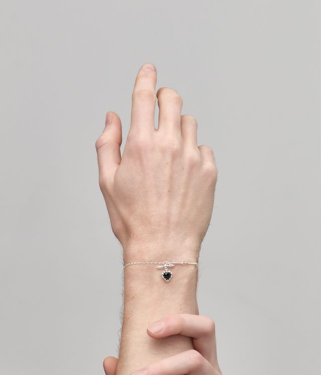 LOVE CLAW FOB BRACELET ONYX