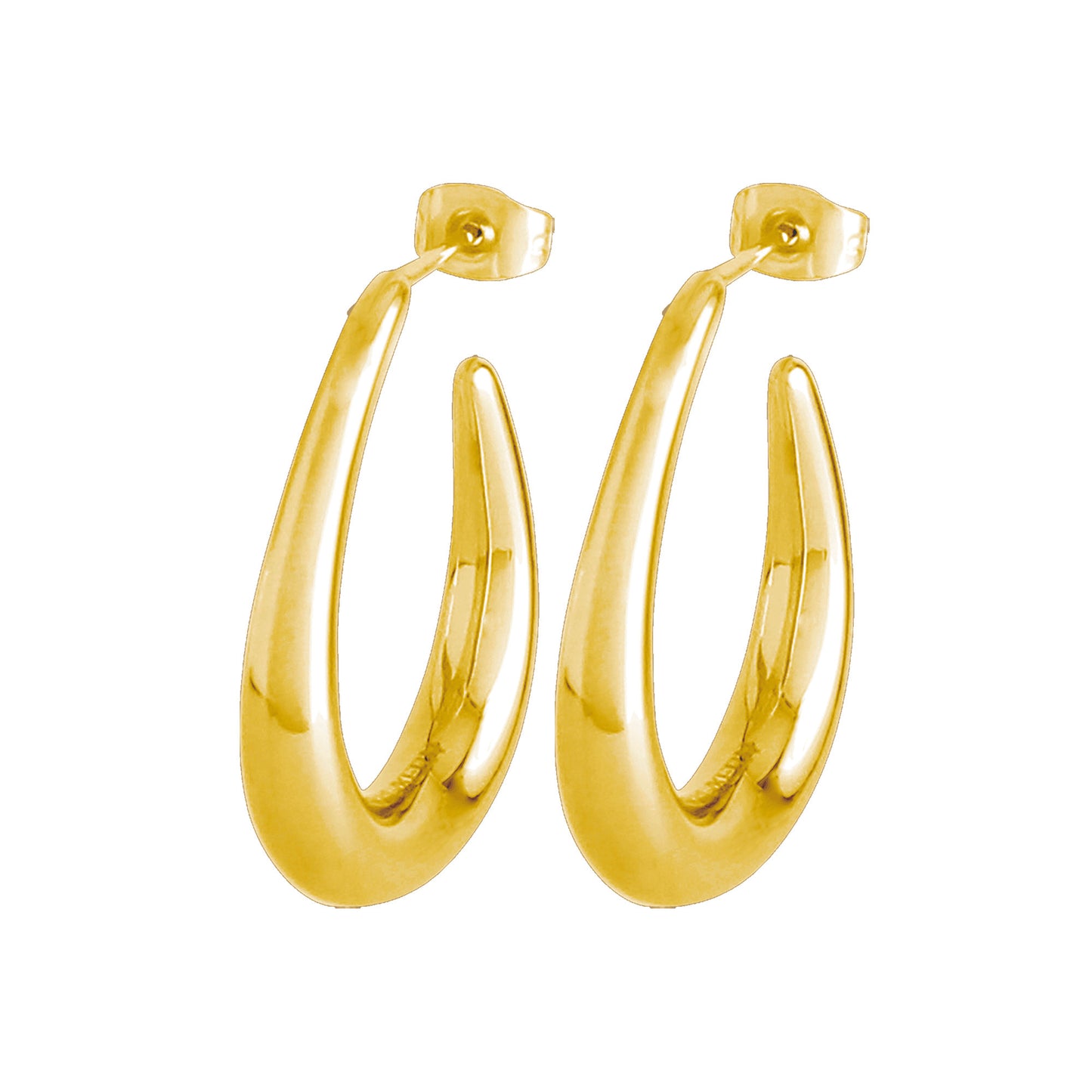 FRANKIE SHINY GOLD EARRINGS