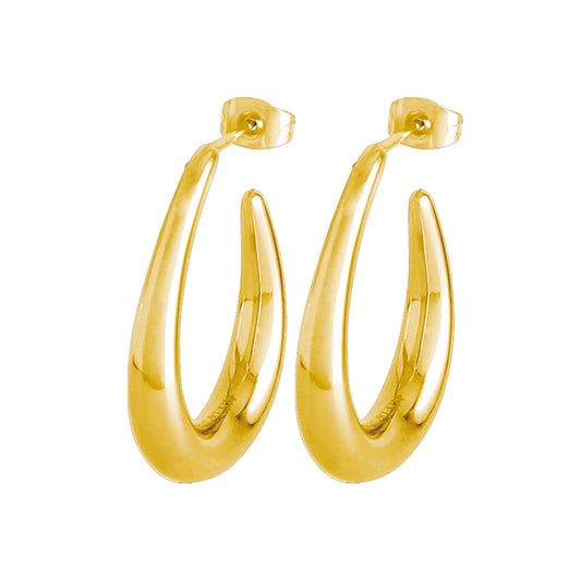 FRANKIE SHINY GOLD EARRINGS