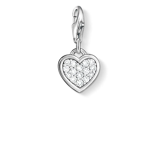 CHARM CLUB PAVE HEART