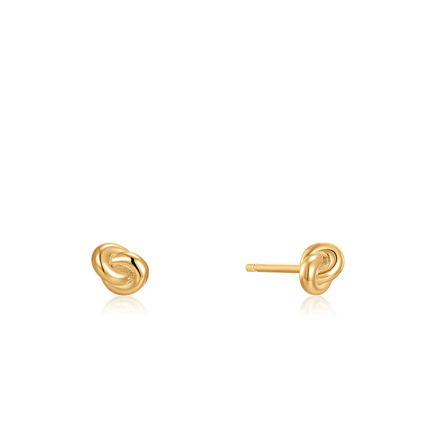 FORGET ME KNOT SILVER KNOT STUD EARRINGS