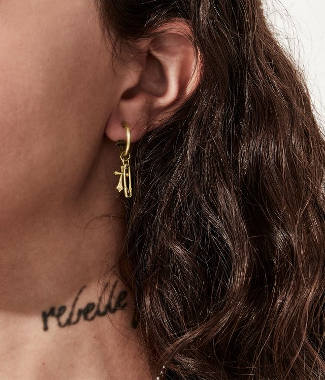GOTH PIN EARRINGS