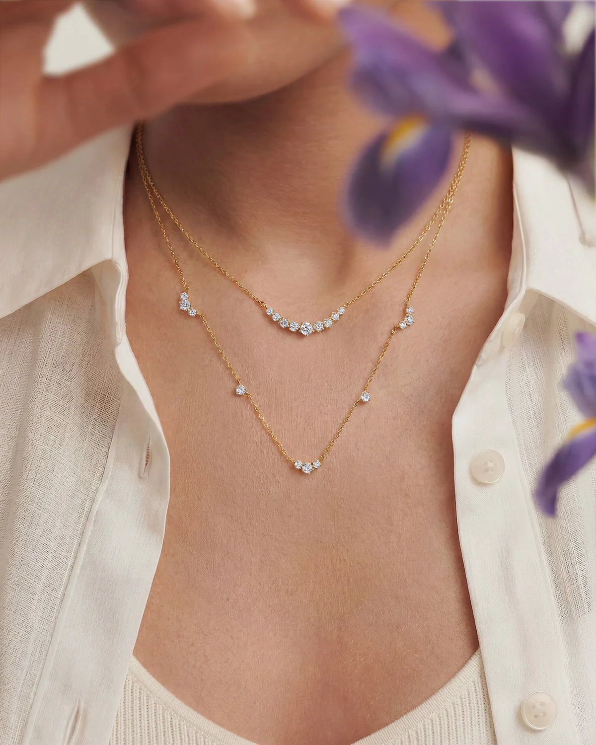 FAIRY GRADUATED ARC NECKLACE