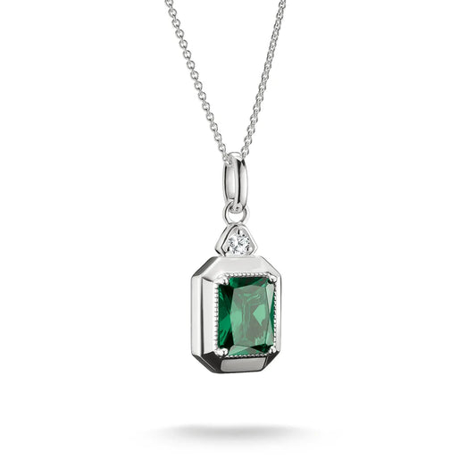 ELYNDRA GREEN PENDANT