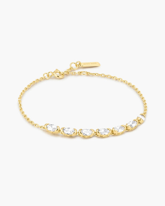 WANDERER OVAL HALF-TENNIS BRACELET