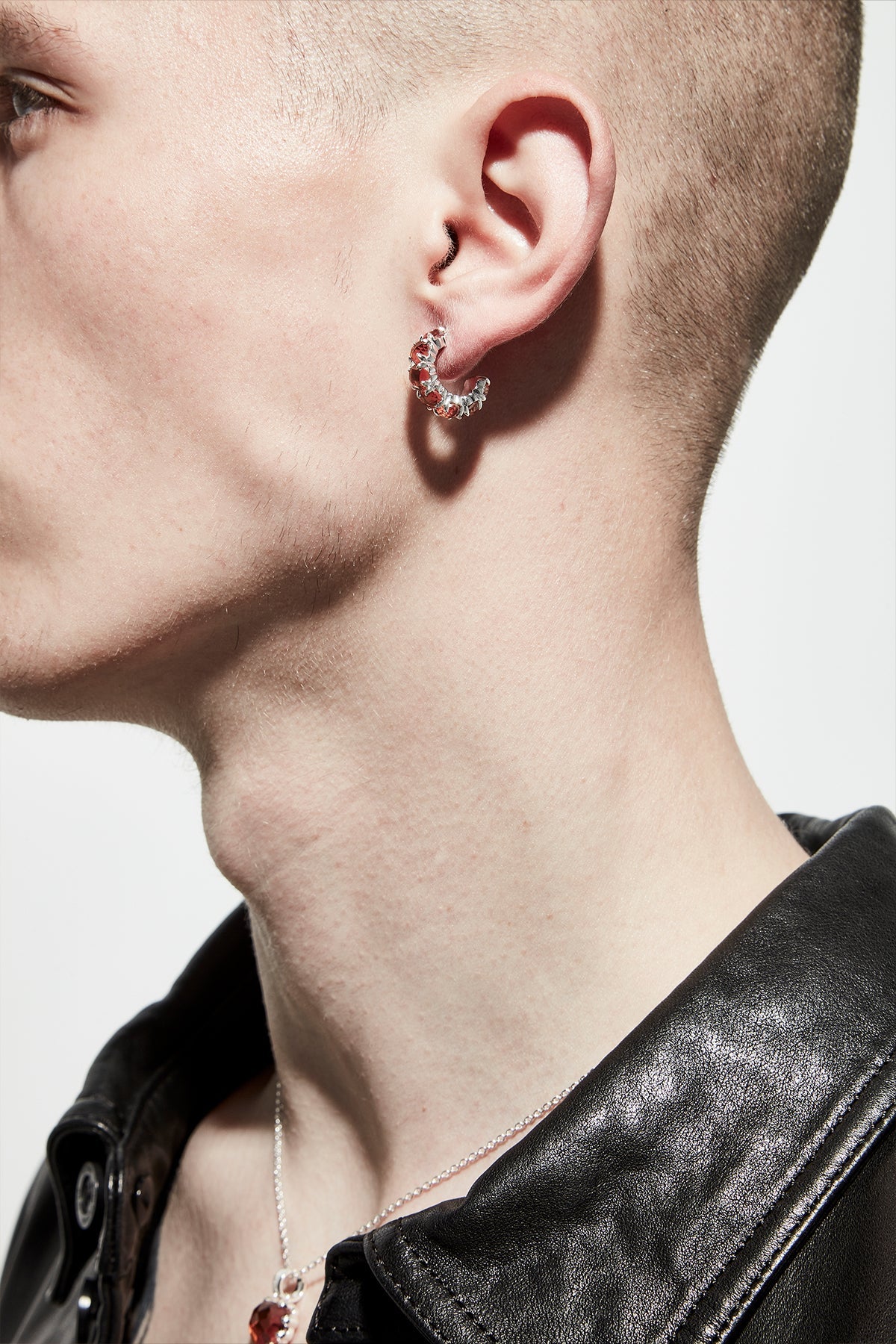 HALO CLUSTER EARRINGS CITRINE