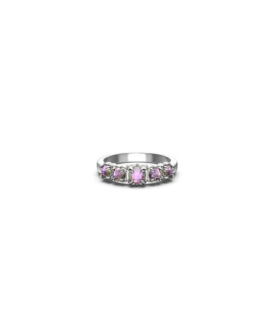 HALO CLUSTER RING MYSTIC QUARTZ