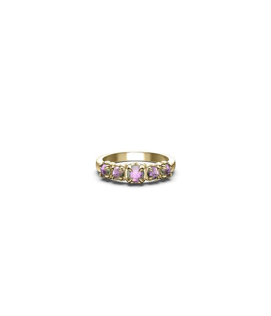 HALO CLUSTER RING MYSTIC QUARTZ