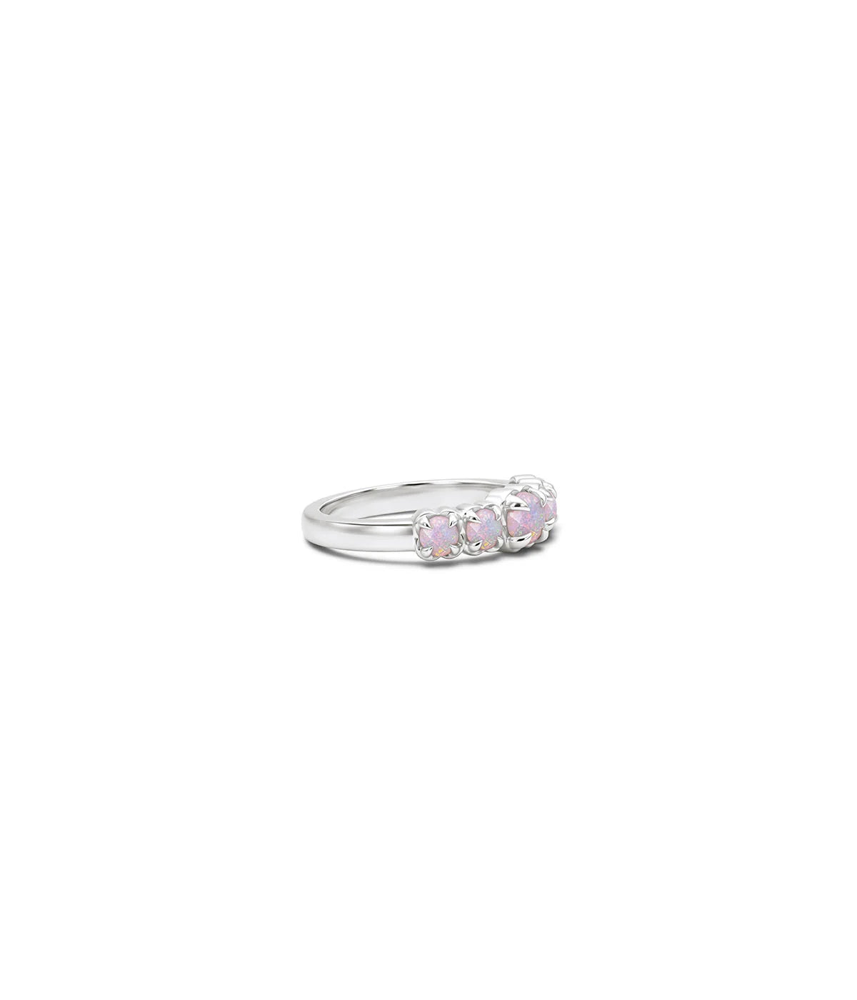 HALO CLUSTER RING PINK BELLO OPAL