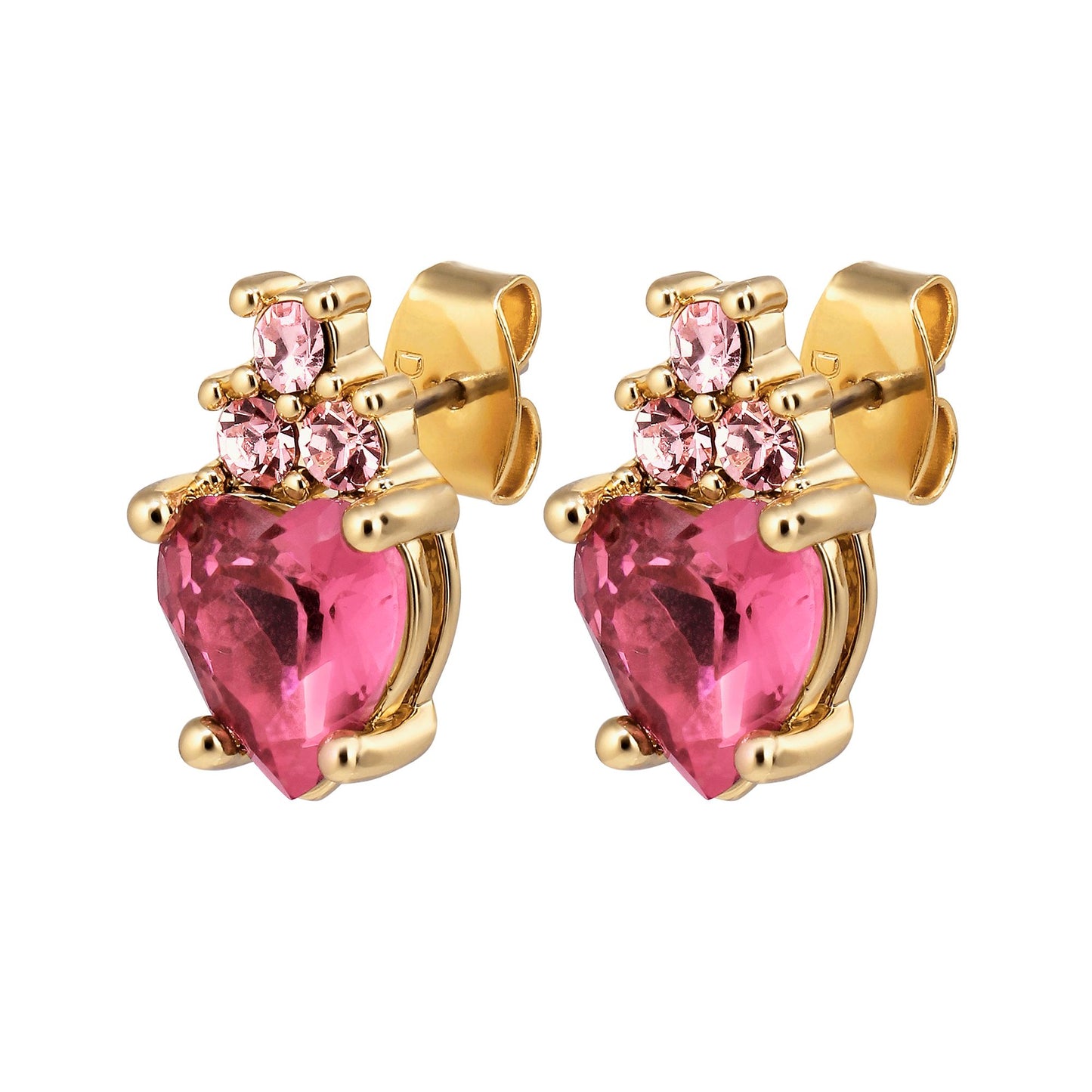 HAVOC SHINY GOLD ROSE EARRINGS