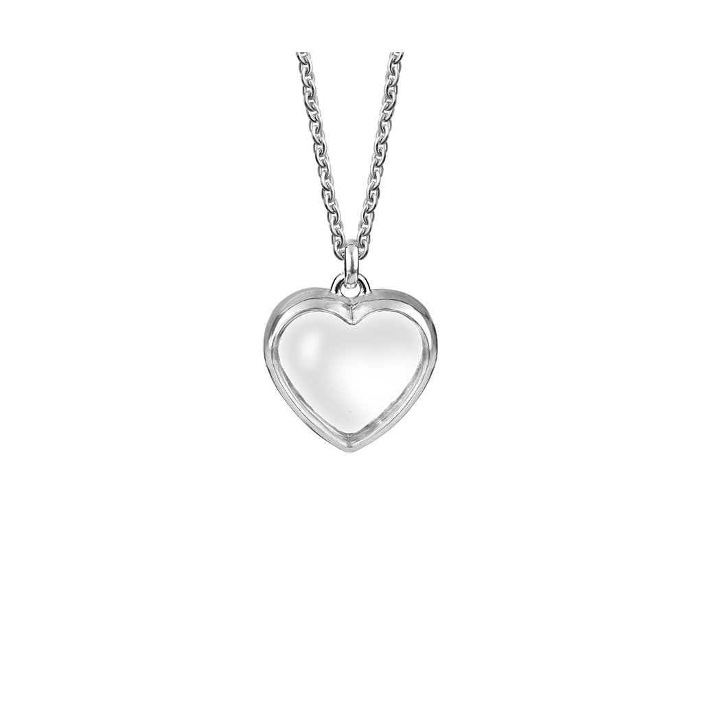 MEDIUM HEART STOW LOCKET