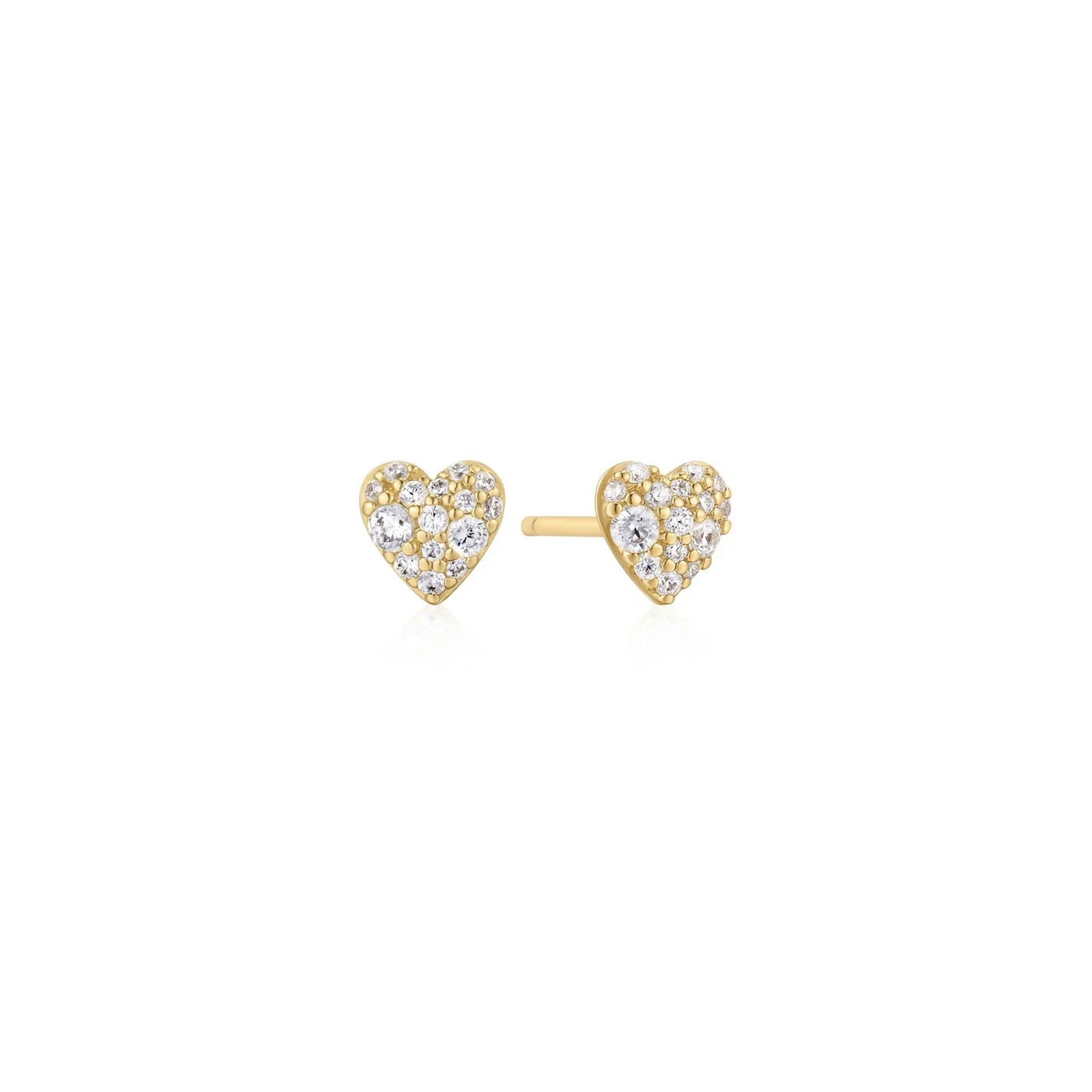 STAR HEART STUD EARRINGS
