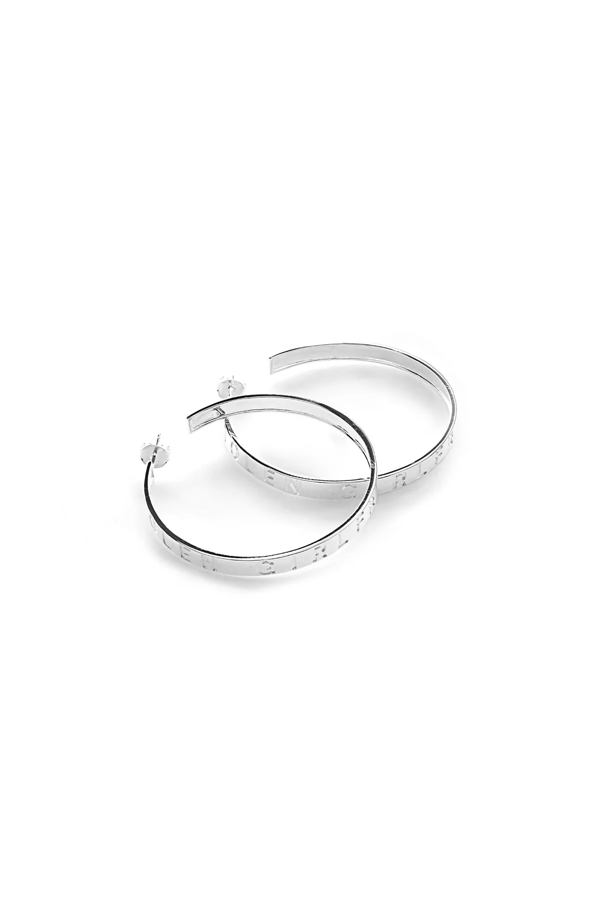 Text Hoops TEXT LOGO HOOP EARRINGS – Studio18 Jewellery Collection