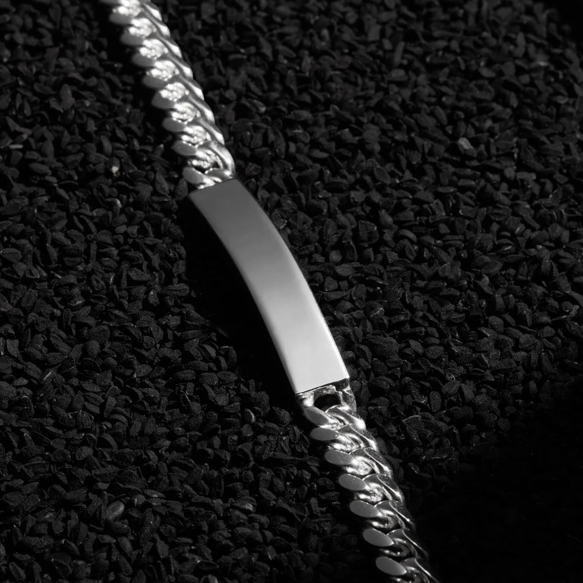 CUBAN MEN'S ID CHAIN BRACELET