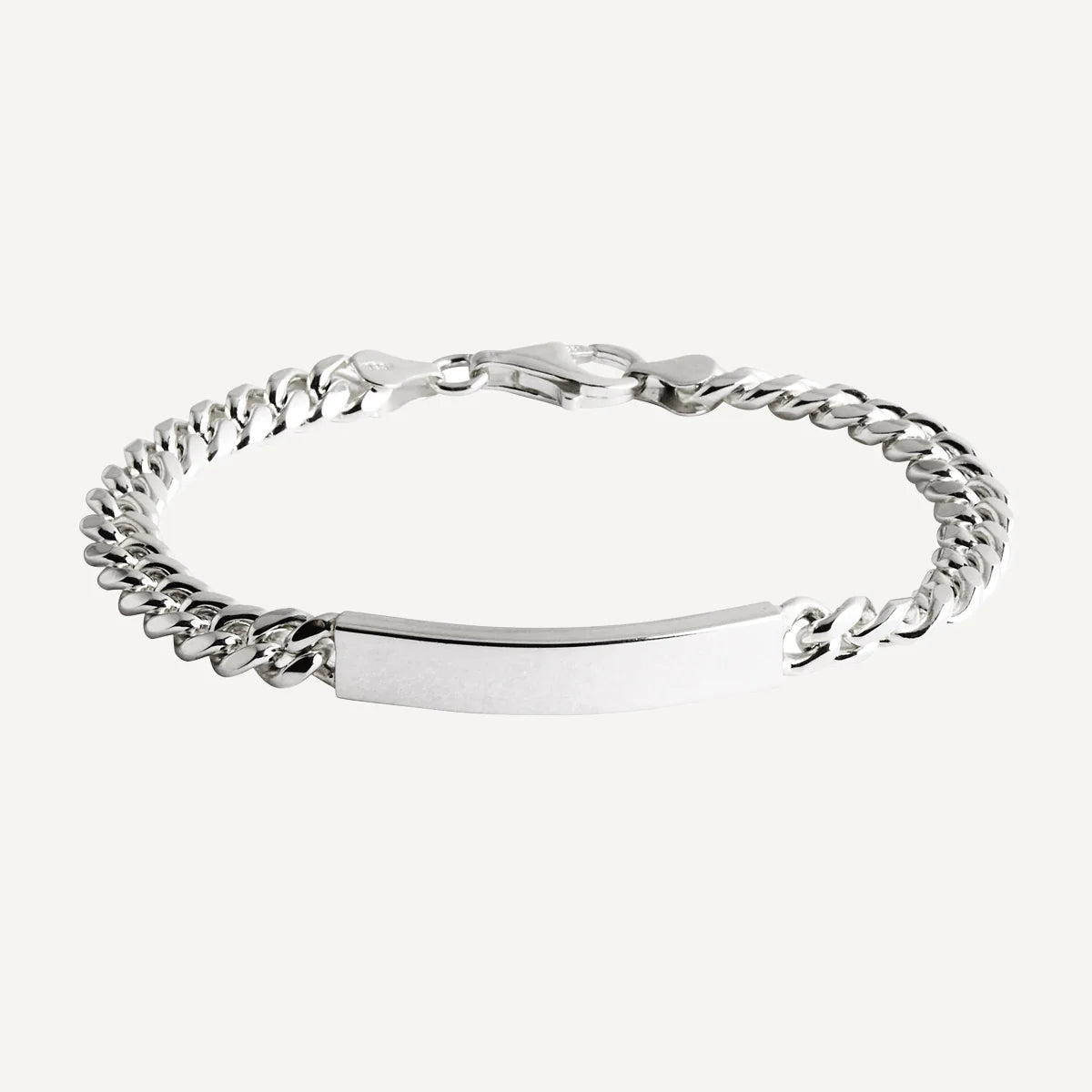 CUBAN MEN'S ID CHAIN BRACELET