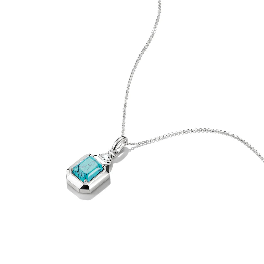 ELYNDRA IMITATION TURQUOISE PENDANT