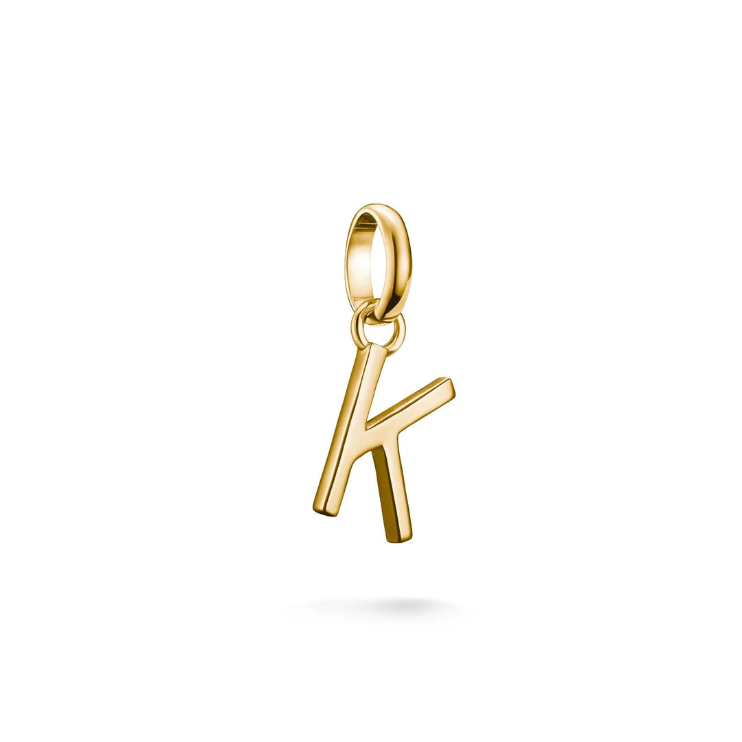 CONNECT LETTER 'K' CHARM