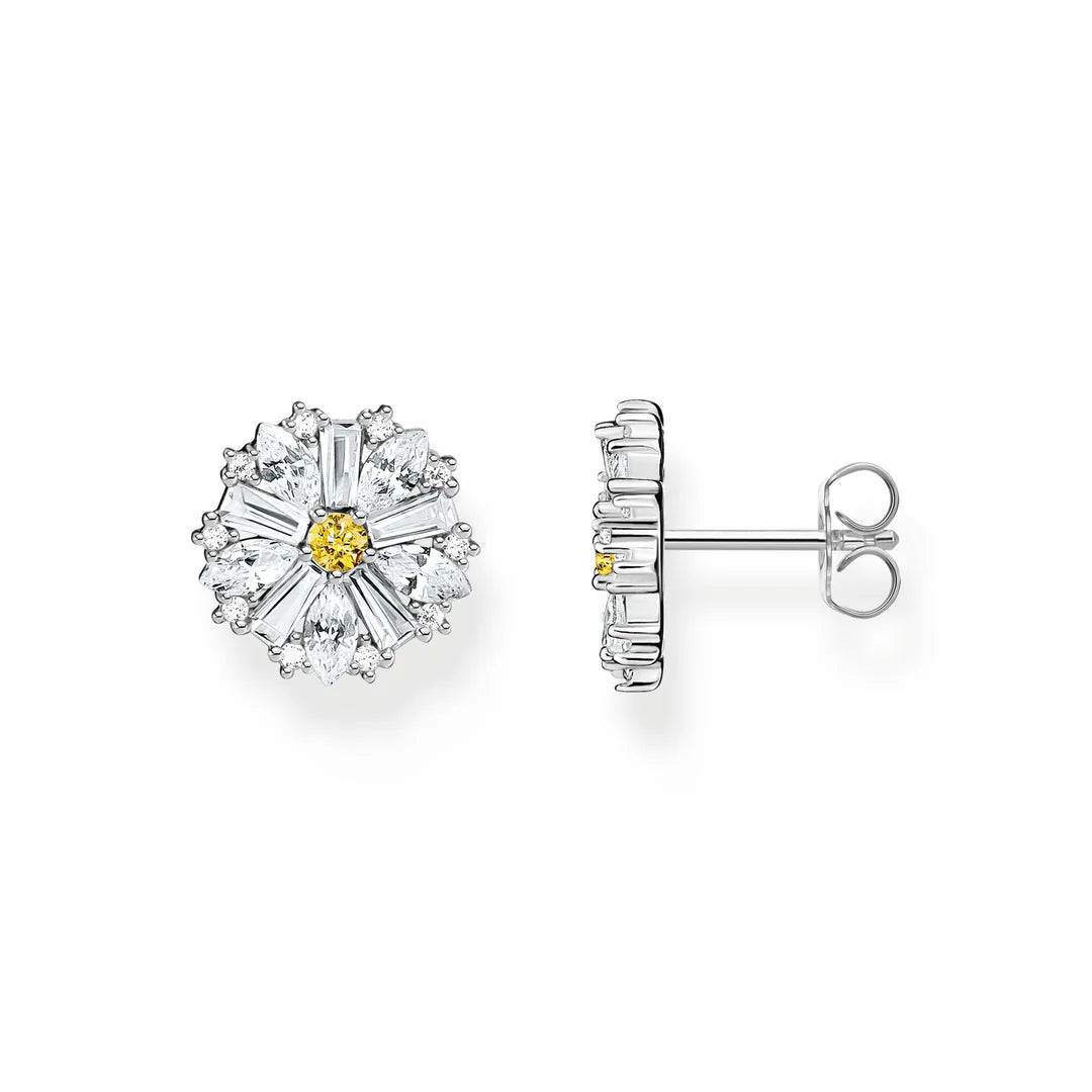 BLOOMING SKIES LARGE DAISY STUD EARRINGS