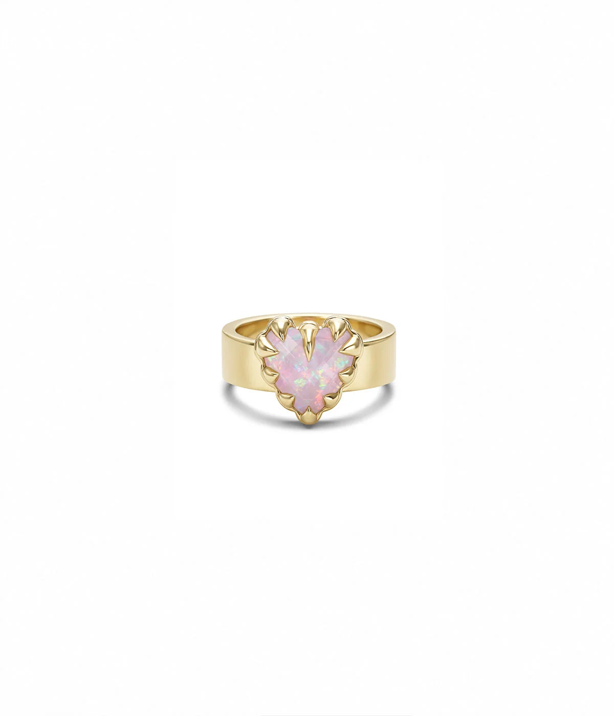 LOVE CLAW RING PINK BELLO OPAL