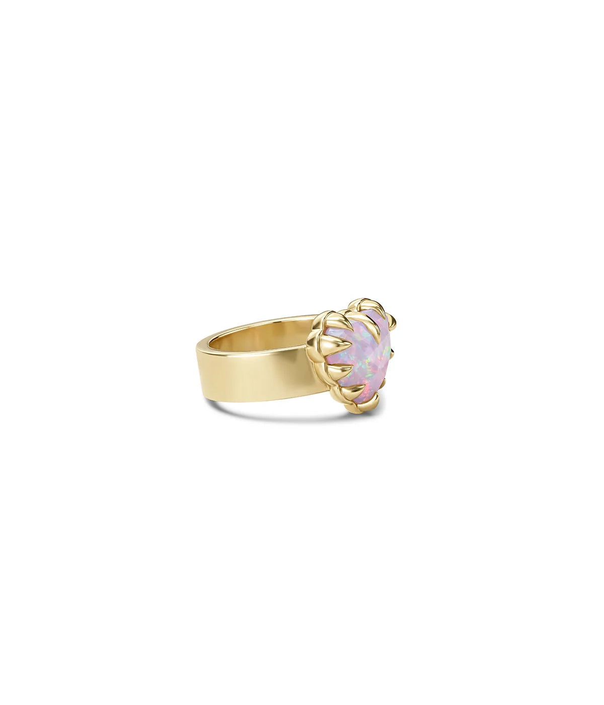 LOVE CLAW RING PINK BELLO OPAL
