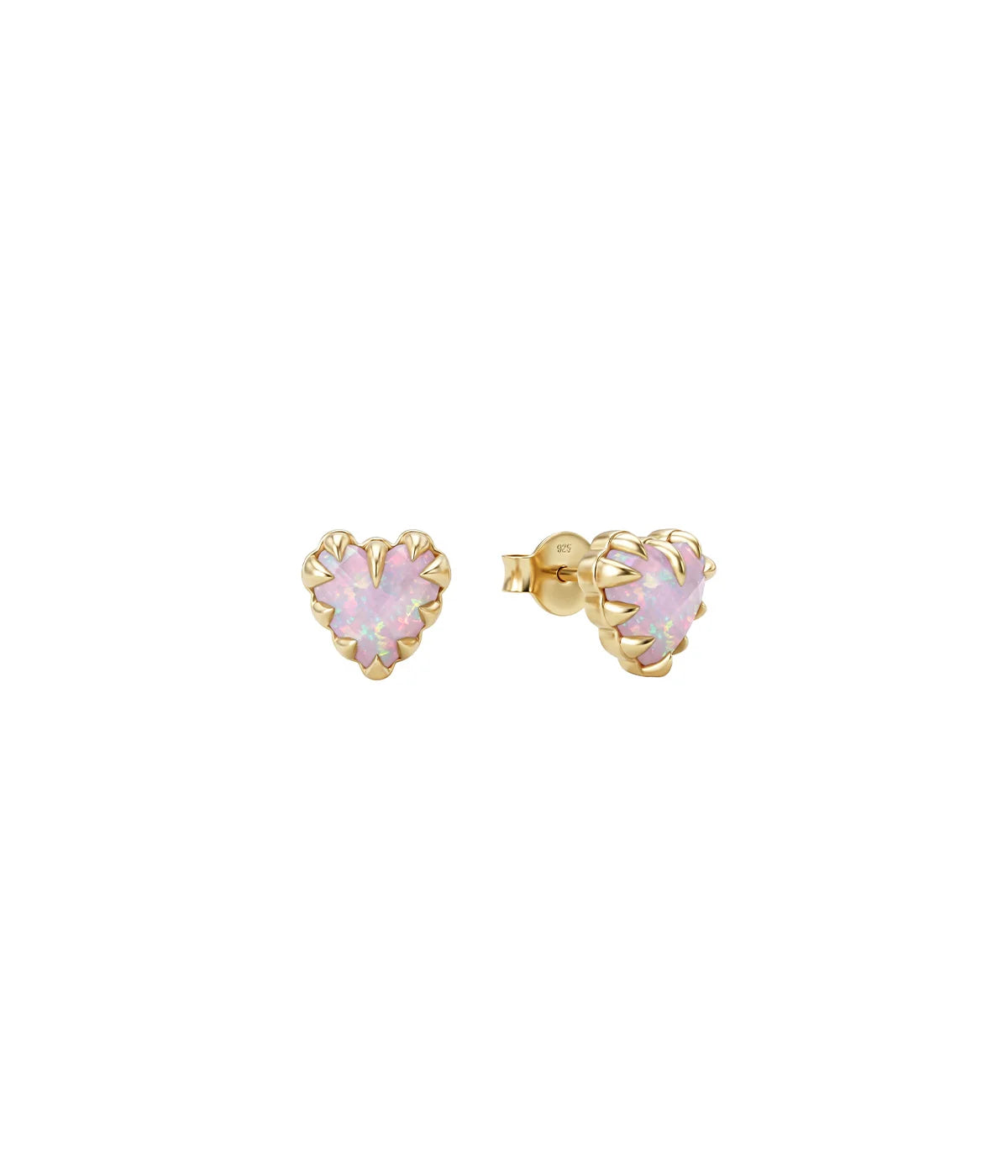LOVE CLAW EARRINGS PINK BELLO OPAL