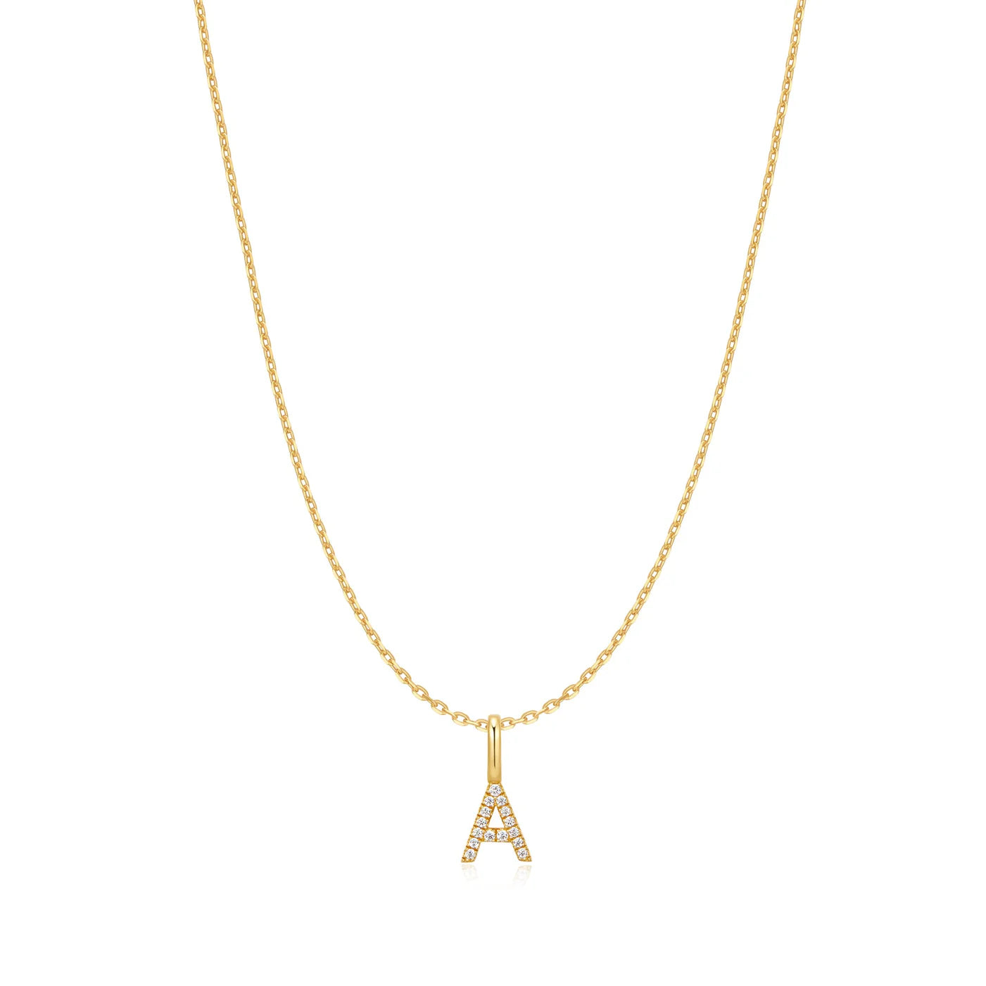 STAR LETTER 'A' NECKLACE