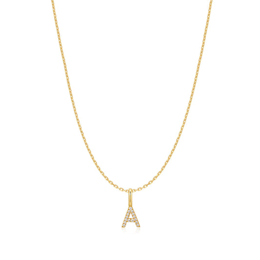 STAR LETTER 'A' NECKLACE
