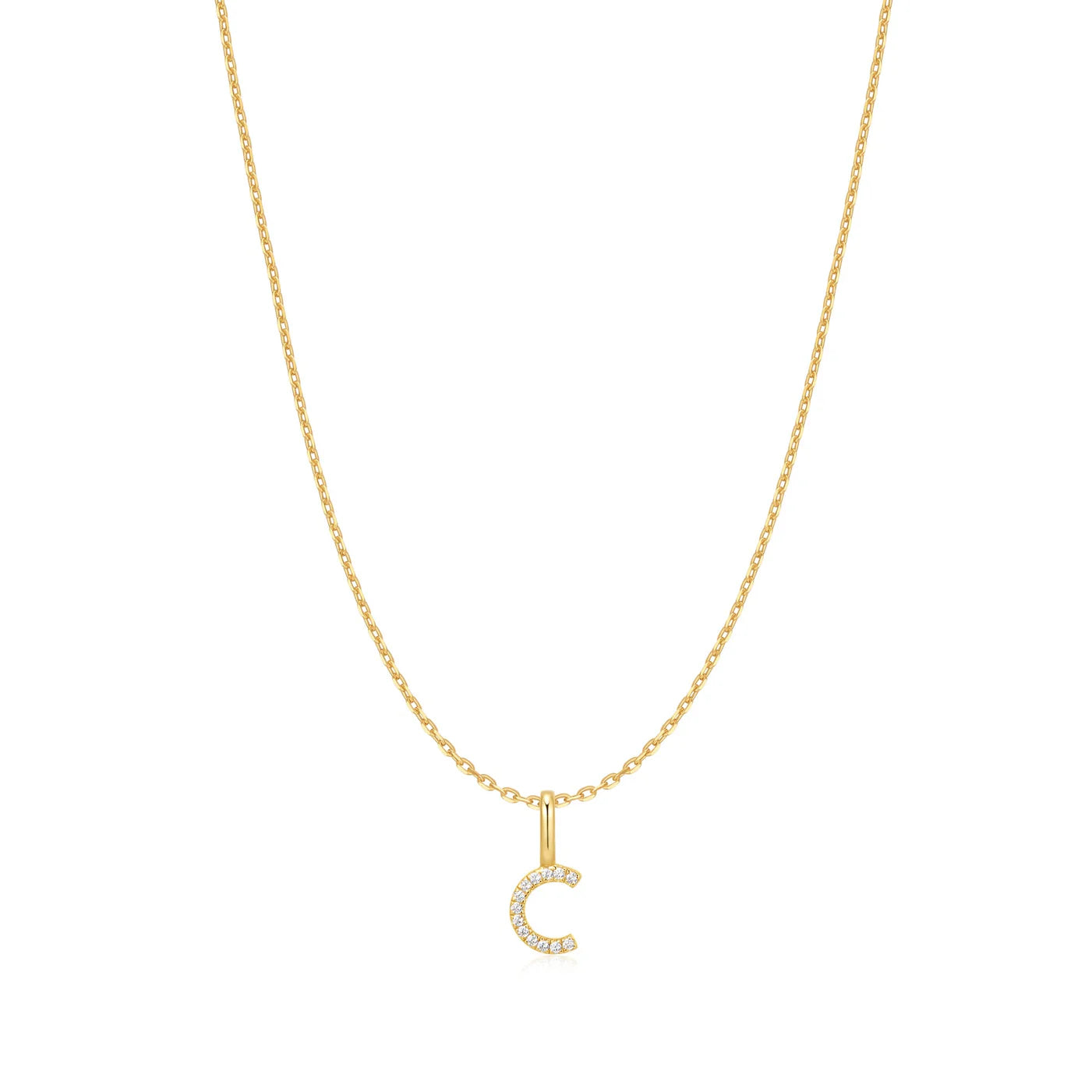 STAR LETTER 'C' NECKLACE