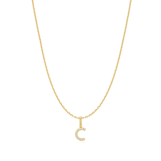 STAR LETTER 'C' NECKLACE