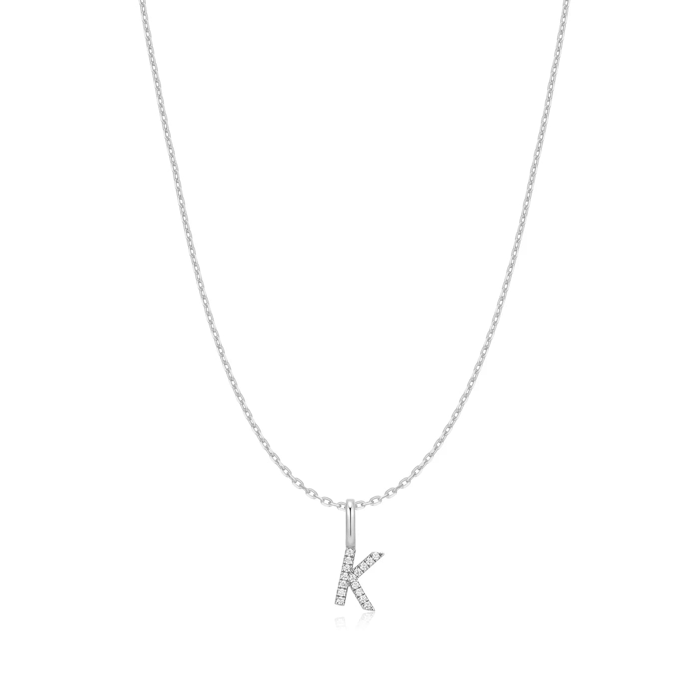 STAR LETTER 'K' NECKLACE