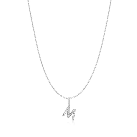 STAR LETTER 'M' NECKLACE