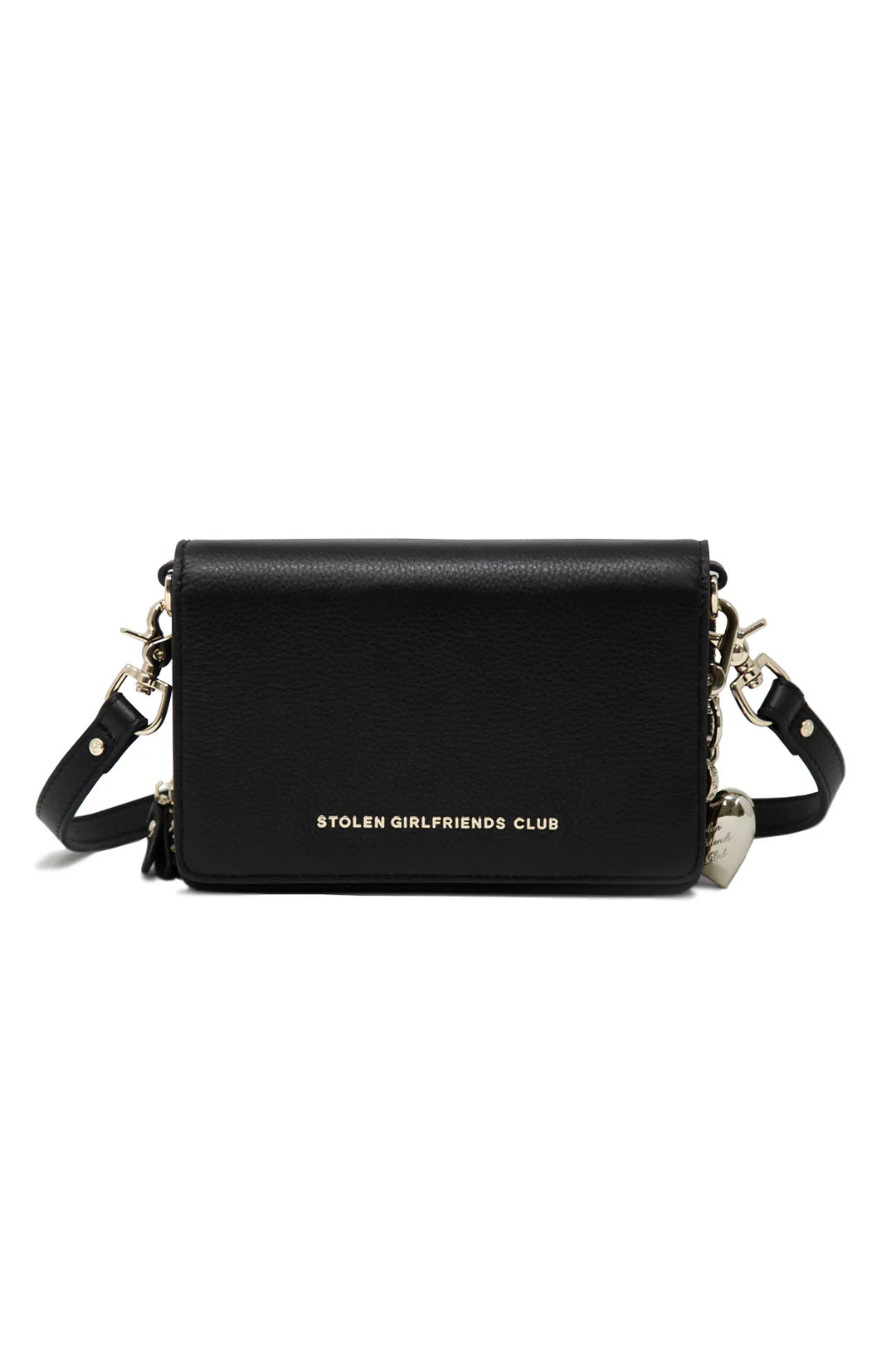 LITTLE TROUBLE BAG PEBBLE/GOLD