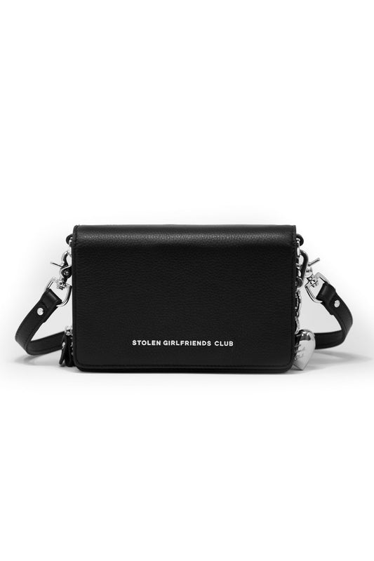 LITTLE TROUBLE BAG PEBBLE/SILVER