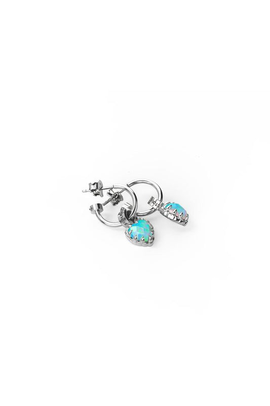 LOVE ANCHOR EARRING OPAL