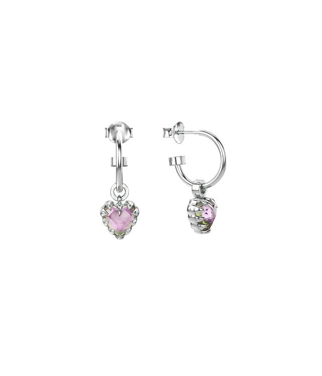 LOVE CLAW ANCHOR EARRINGS MYSTIC QUARTZ