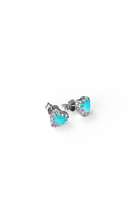 LOVE CLAW EARRINGS OPAL