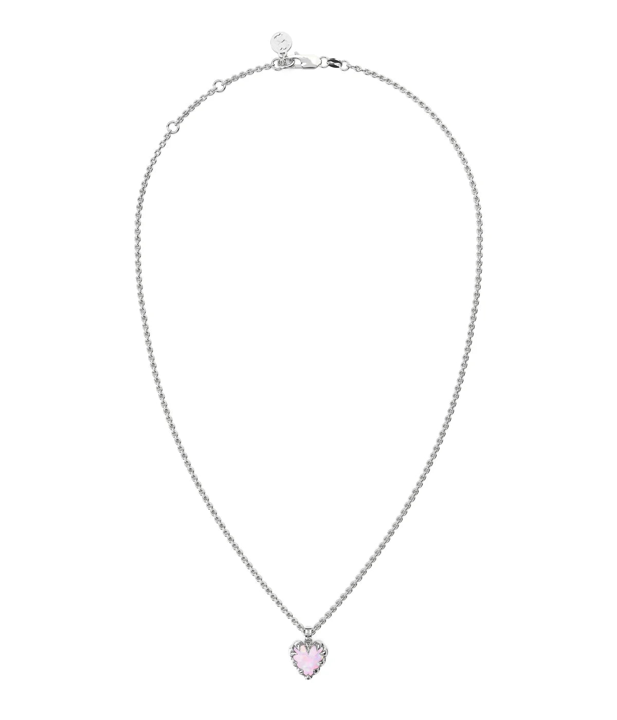 LOVE CLAW NECKLACE PINK BELLO OPAL