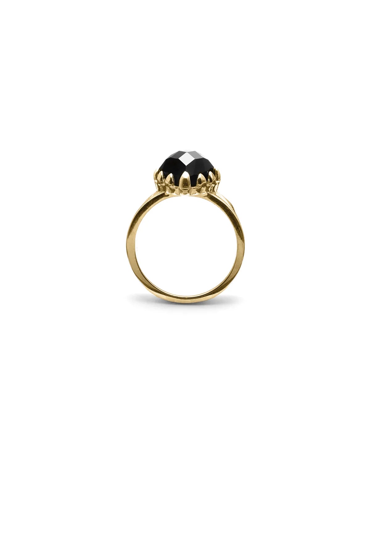 LOVE CLAW RING ONYX