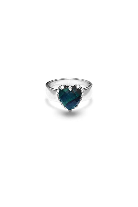 LOVE CLAW RING MOOD CRYSTAL