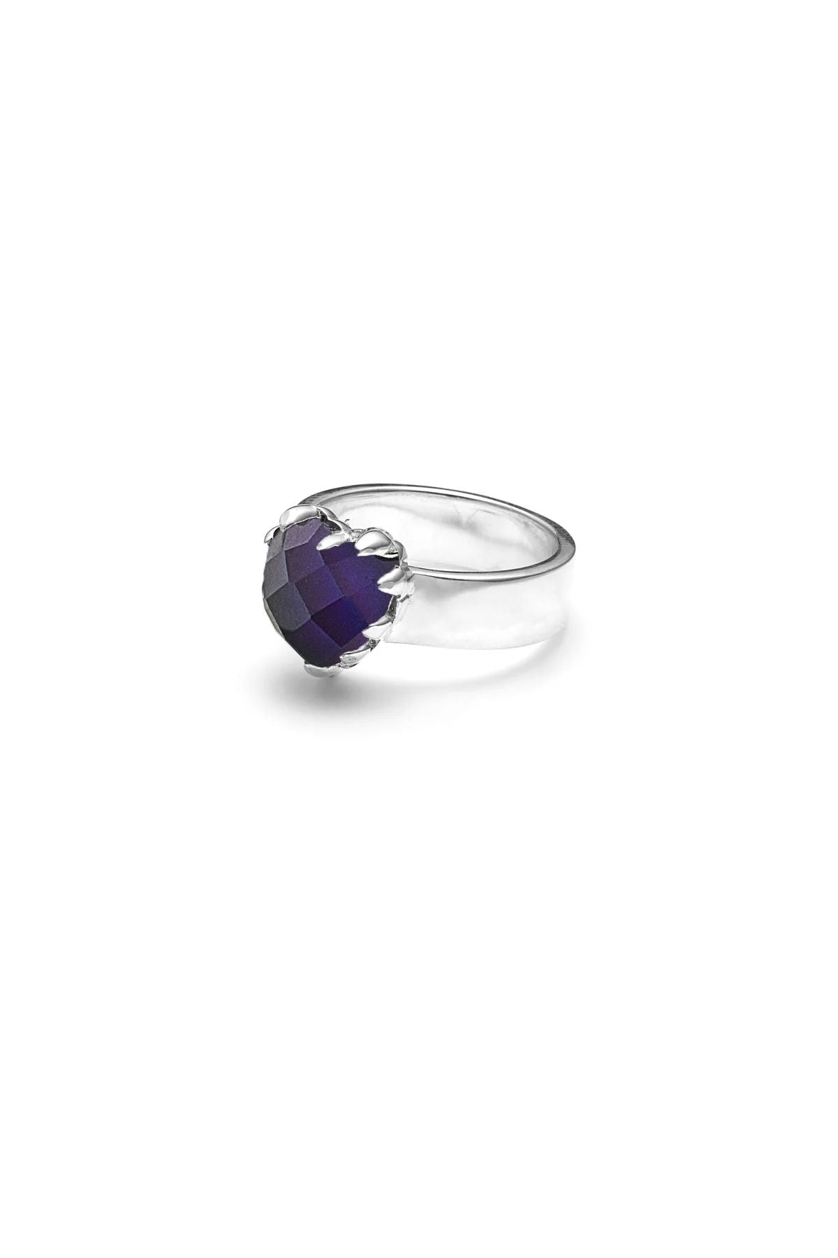 LOVE CLAW RING MOOD CRYSTAL