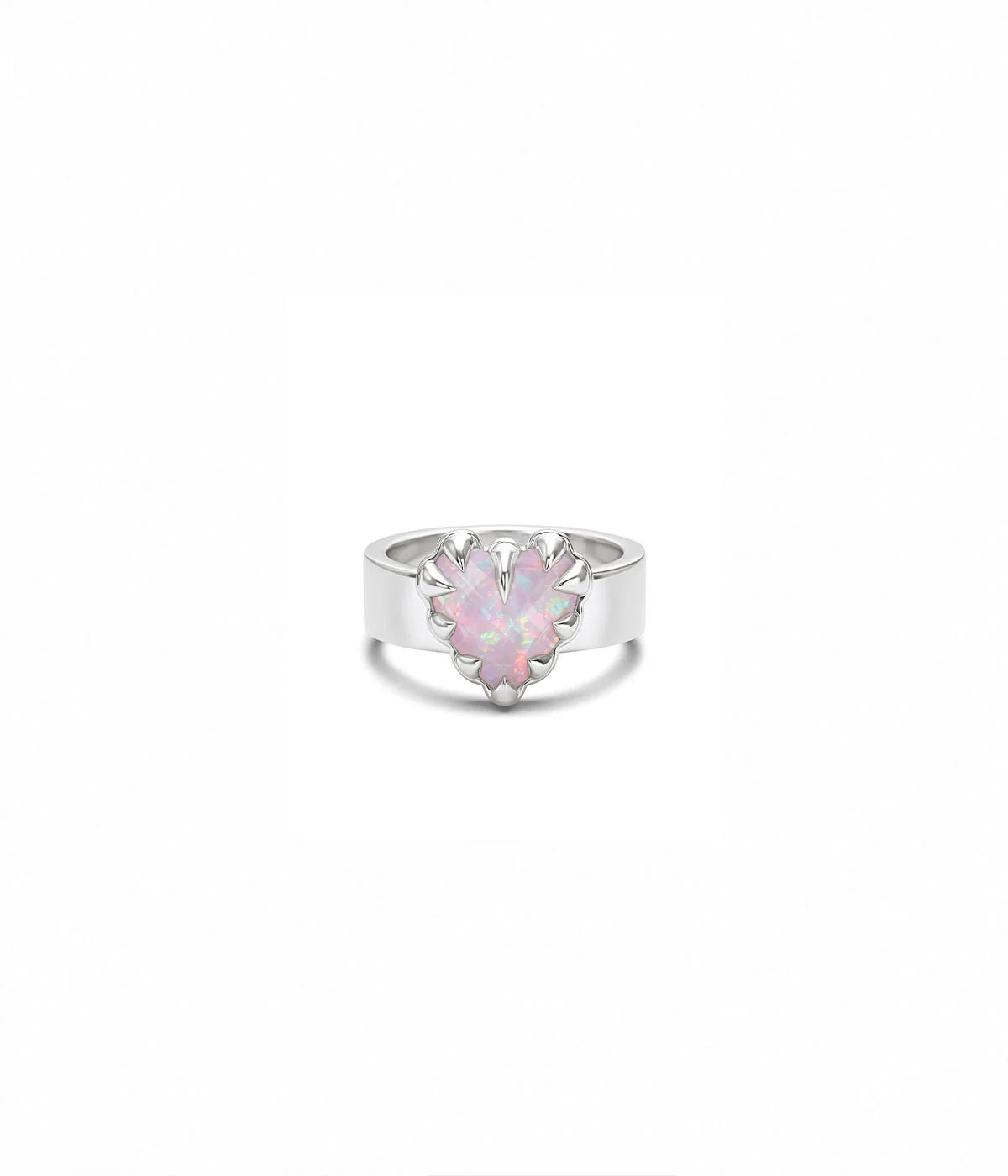 LOVE CLAW RING PINK BELLO OPAL