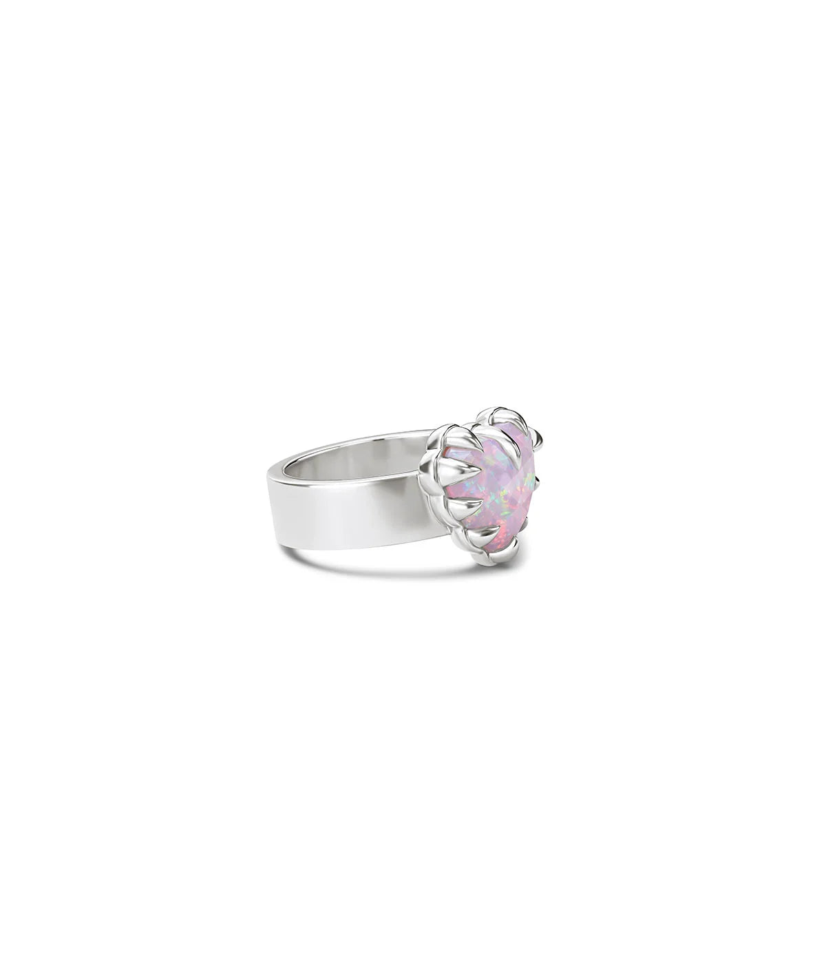 LOVE CLAW RING PINK BELLO OPAL