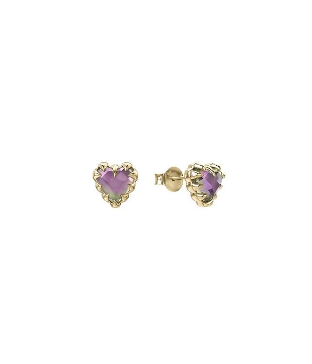 LOVE CLAW EARRINGS MYSTIC QUARTZ