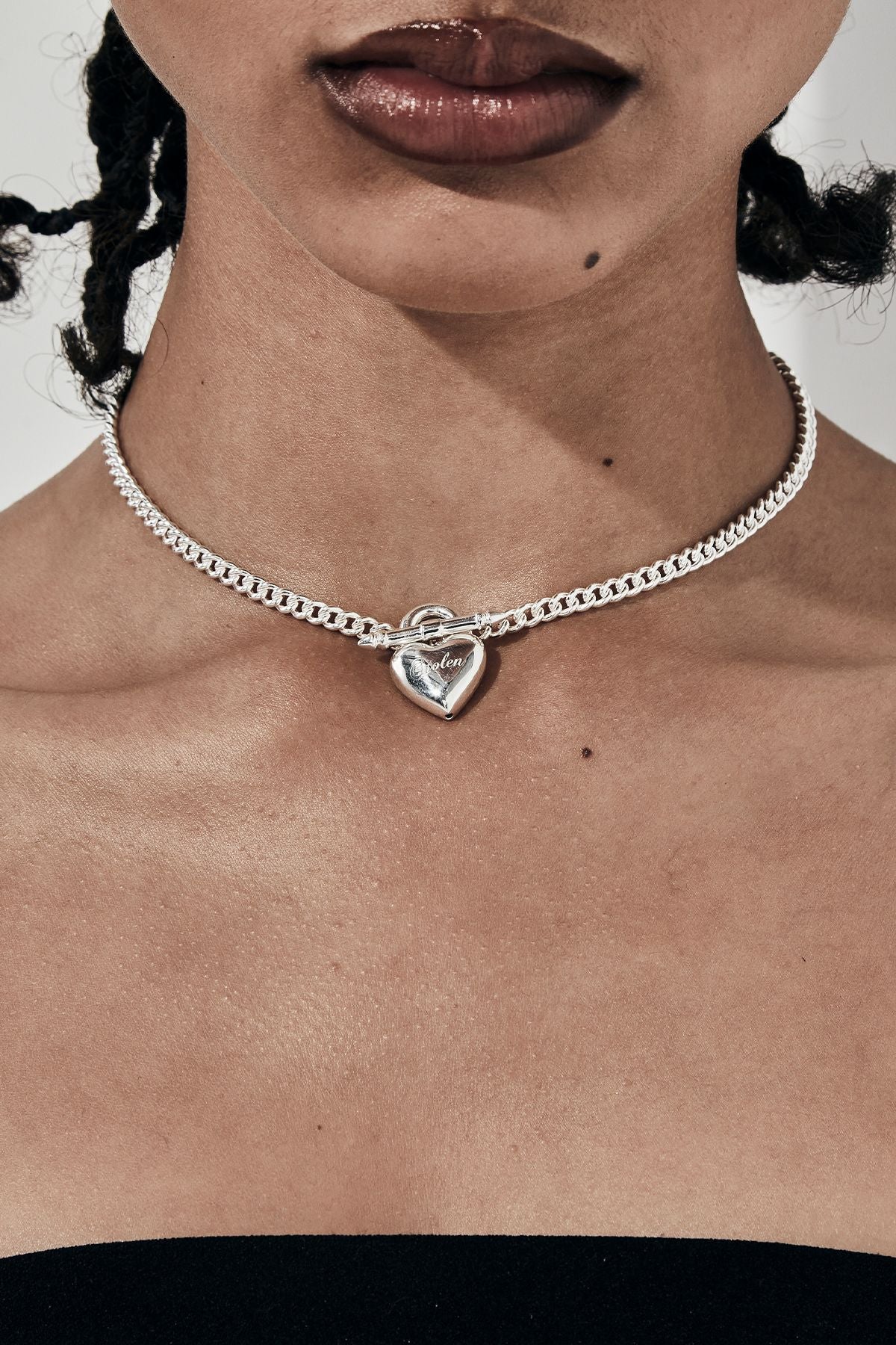 LOVE LOCKET FOB NECKLACE