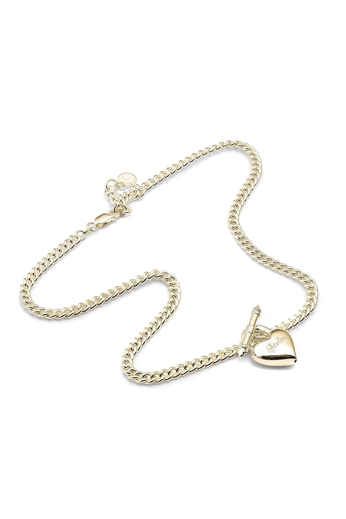 LOVE LOCKET FOB NECKLACE