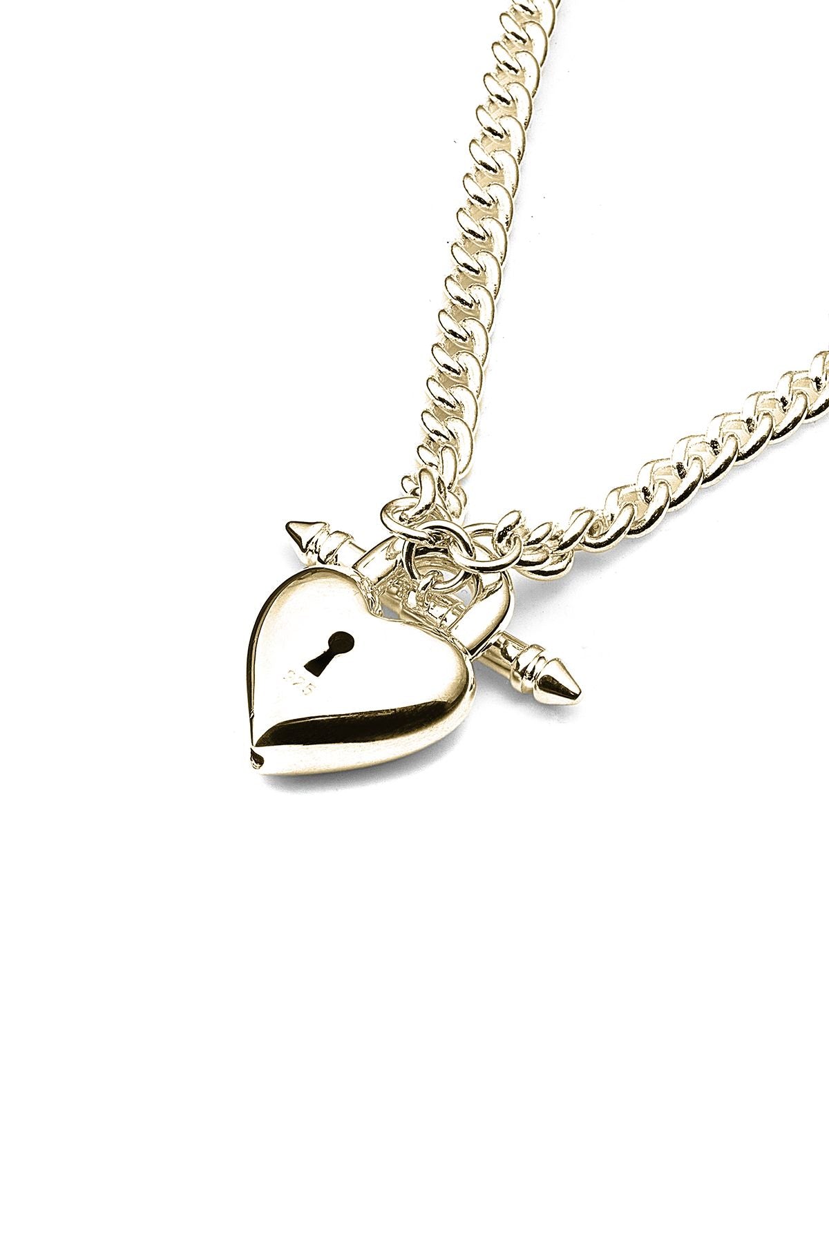 LOVE LOCKET FOB NECKLACE